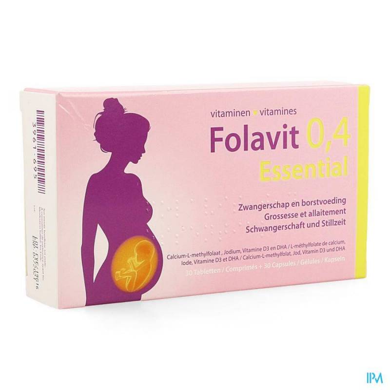 FOLAVIT 0 4MG ESSENTIAL COMP 30 CAPS 30 Online Apotheek Pharmazone