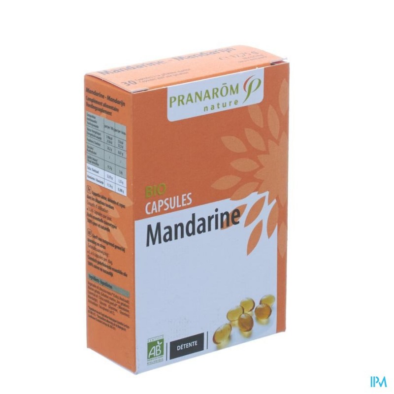 MANDARINE BIO BLISTER CAPS 2X15 PRANAROM