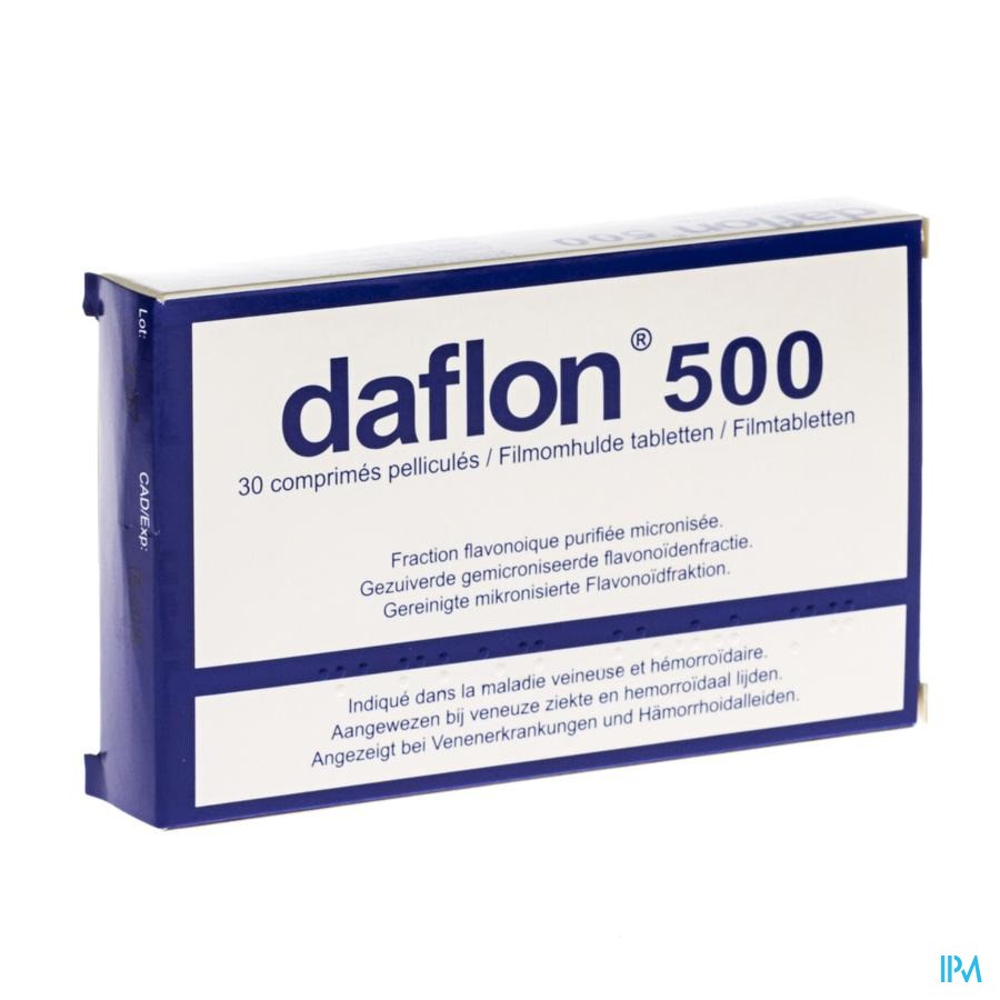 Daflon Impexeco Comp 30x500mg Pip