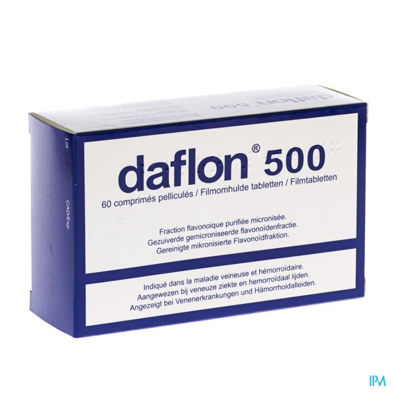 Daflon Impexeco Comp 60x500mg Pip