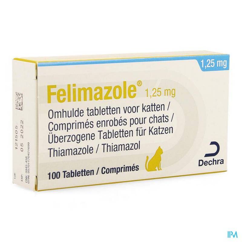 Felimazole Kat 100 Tabl 1 25 Mg Blister Pharmacie En Ligne Pharmazone