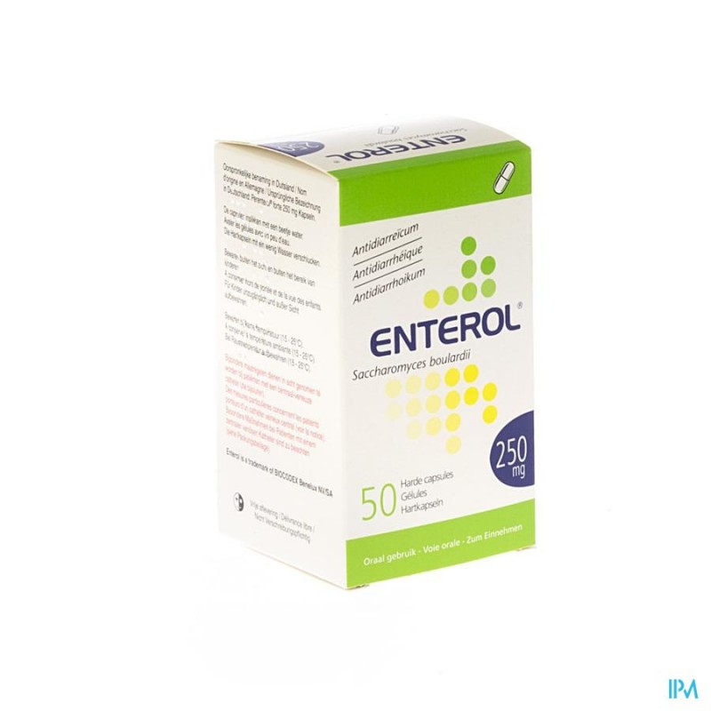 Enterol 250mg Pi Pharma Harde Caps 50 Pip