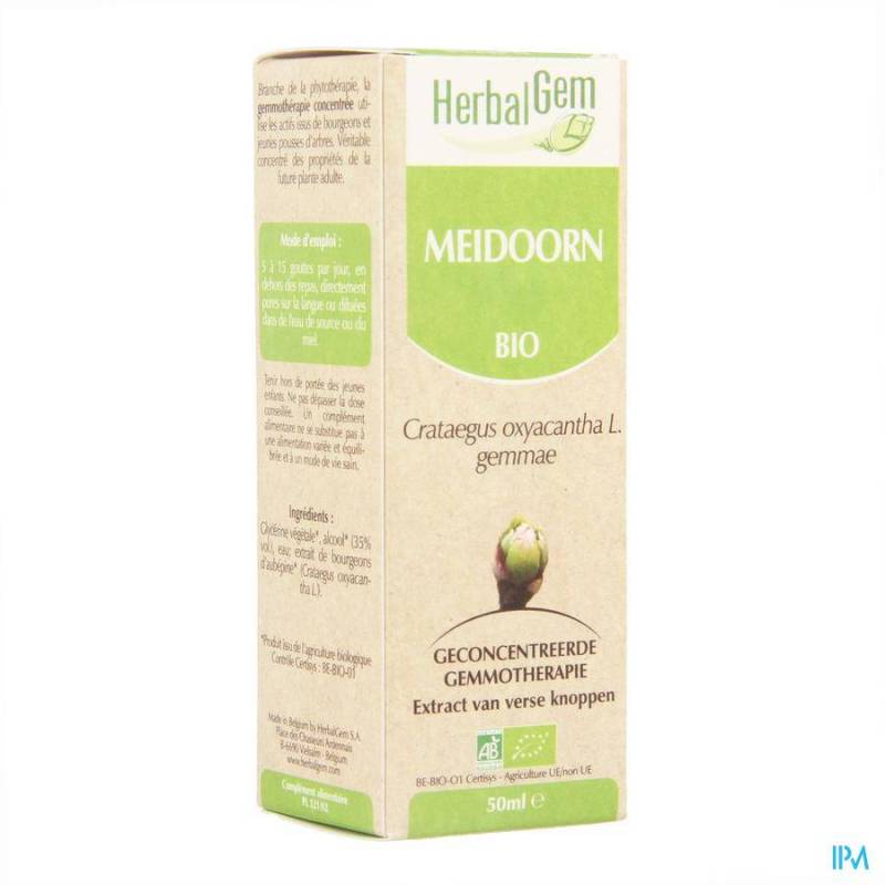 Herbalgem Meidoorn Maceraat 50ml