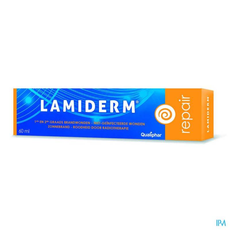 wrijving iets liter Lamiderm Creme Brandwonden 1°+2° Tube 60ml-Online apotheek-Pharmazone