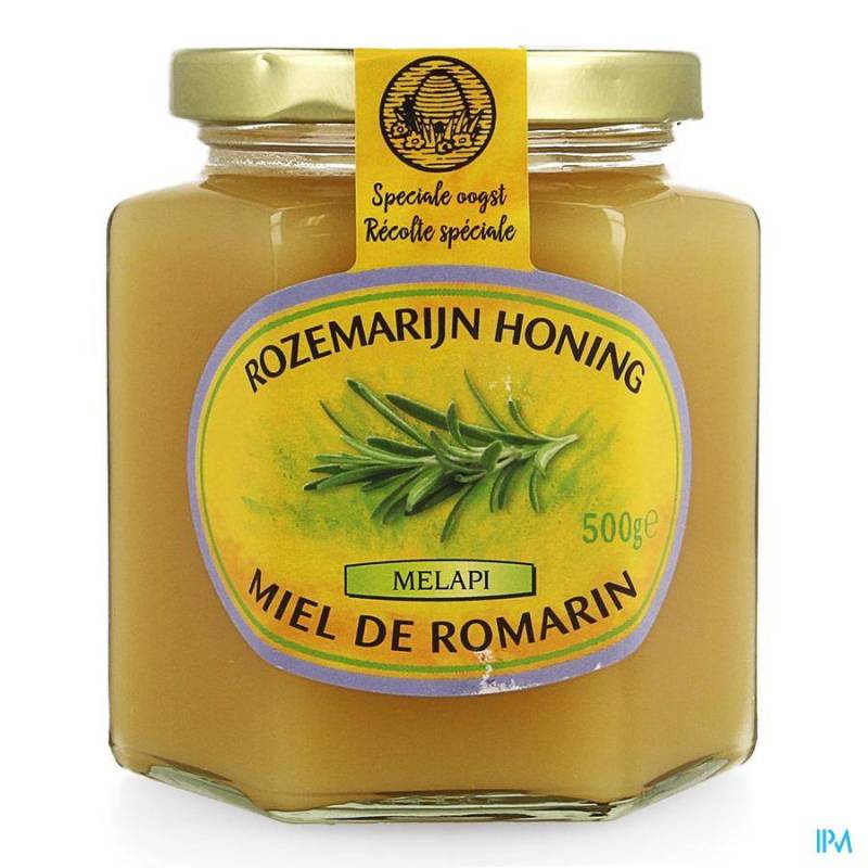 Melapi Honing Rozemarijn Zacht 500g 5532