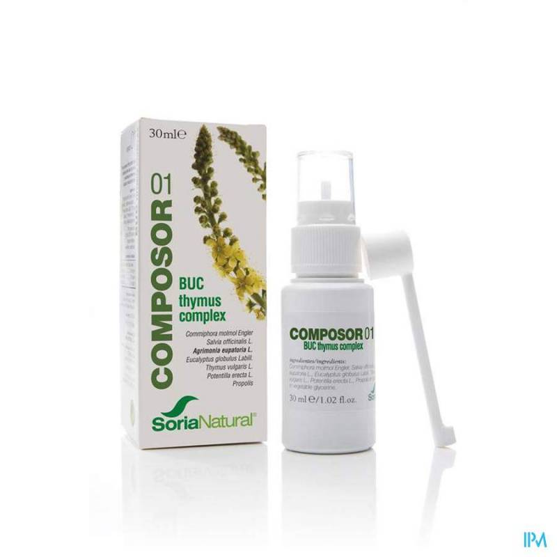 SORIA COMPOSOR BUCCOSOR SPRAY GORGE+PROPOLIS 30ML
