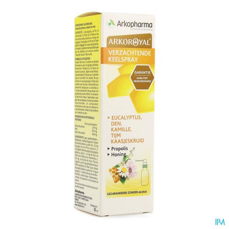ARKOROYAL SPRAY ADOUCISSANT GORGE 30ML