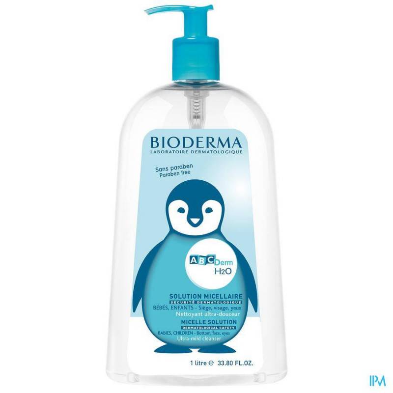 BIODERMA ABC DERM H2O NETT S/RINCAGE ENFANT 1L