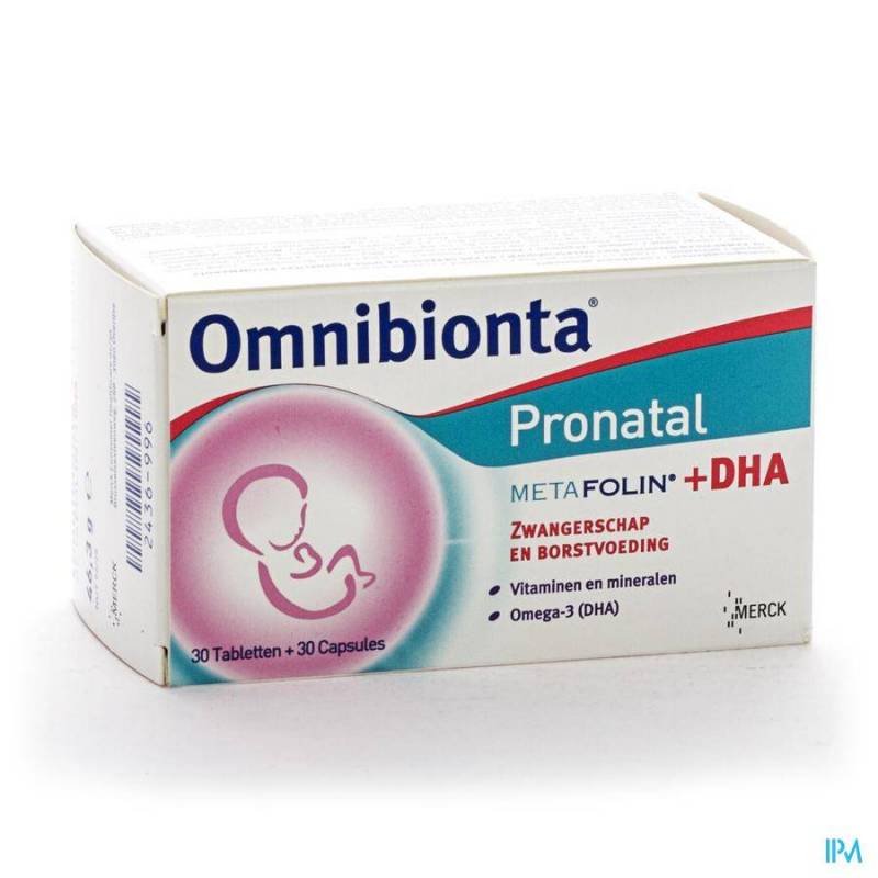 Omnibionta Pronatal + Dha Tabl 30+caps 30