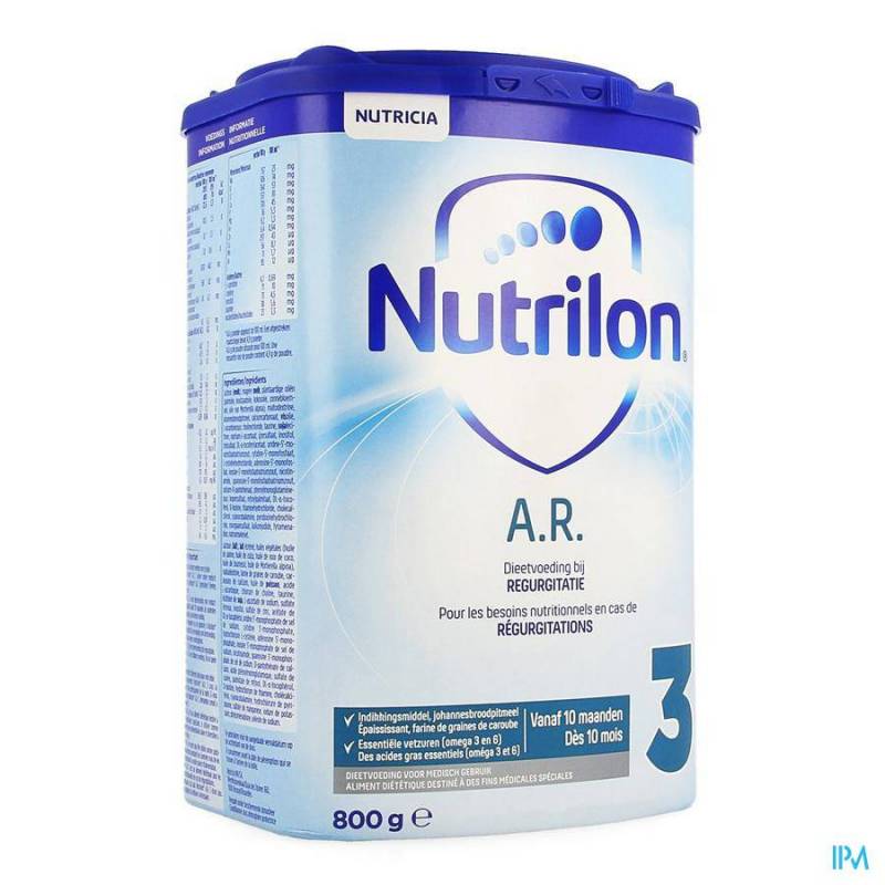 NUTRILON AR3 LAIT DE SUITE A/REGURGITAT. PDR 800G