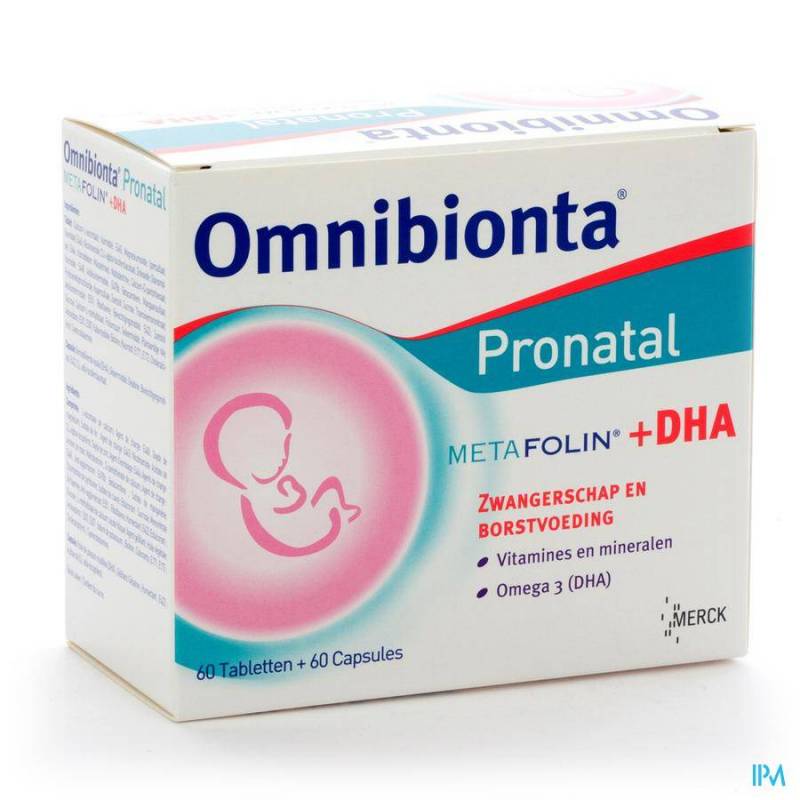 Omnibionta Pronatal Metafolin+dha Tabl 60+caps 60