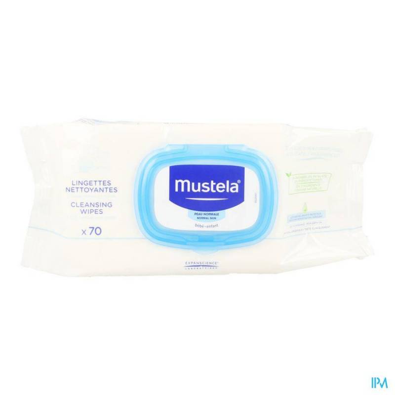 Mustela Reinigende Doekjes Normale Huid 70 Stuks