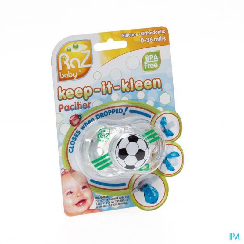 RAZ BABY KEEP IT CLEAN SUCETTE SOCCER BALL
