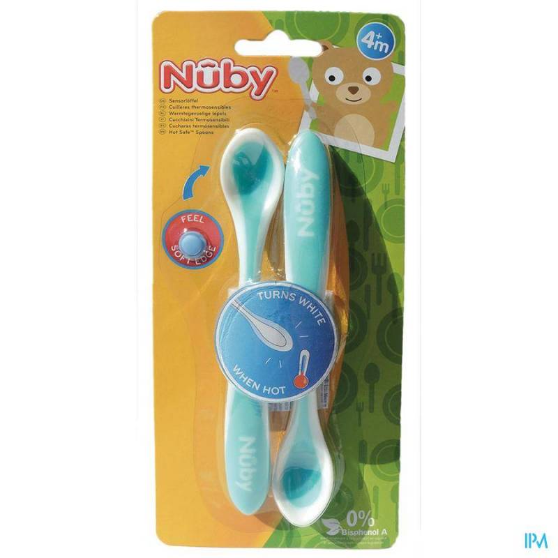 NUBY CUILLERE THERMOSENSIBLES +4M 2
