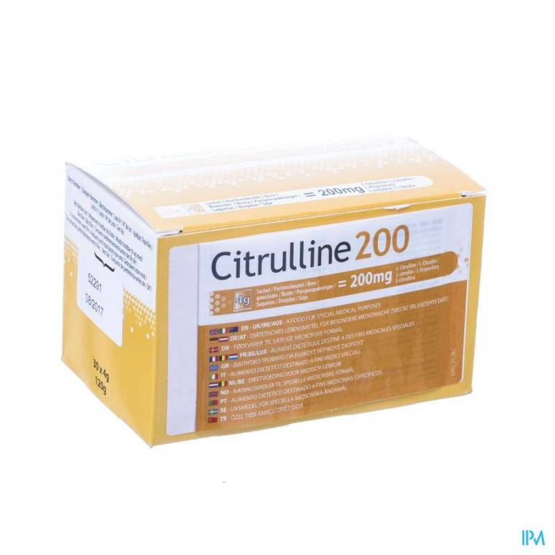 Citrulline 200 Poeder Zakje 30x4g