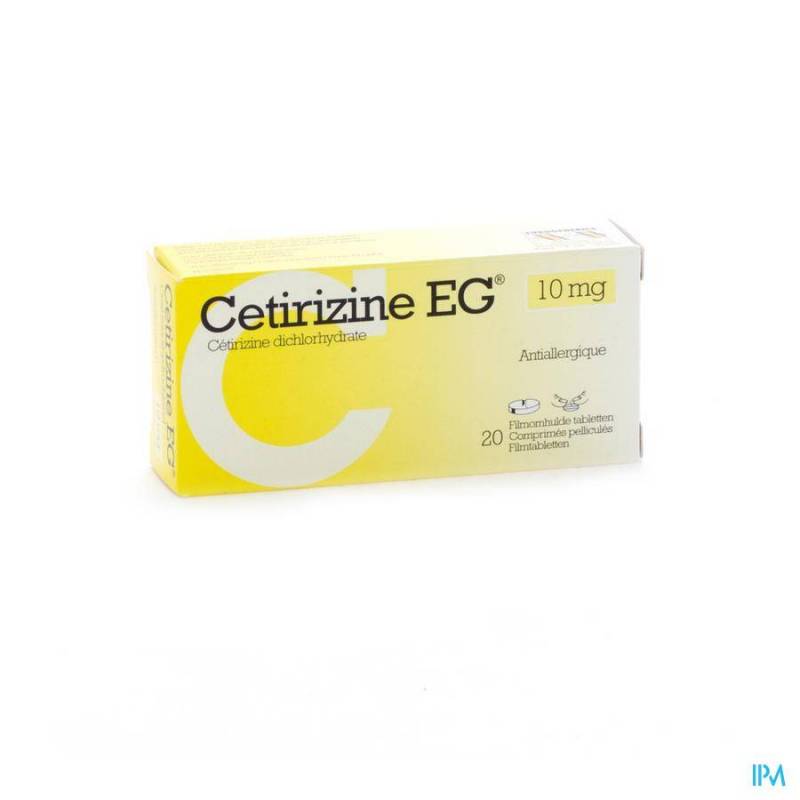 Cetirizine EG 10mg 20 Tabletten  - Generisch
