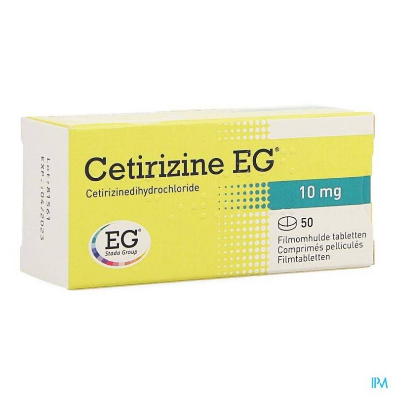 Cetirizine EG 10mg 50 Tabletten  - Generisch