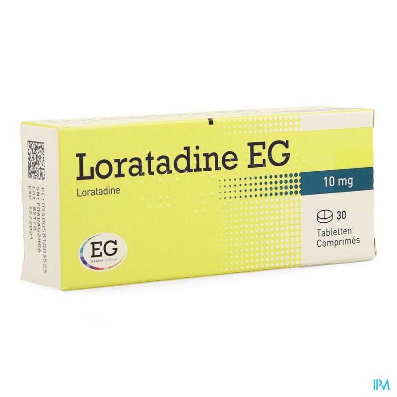 Loratadine Eg 10mg Tabl 30 X 10mg  - Generisch