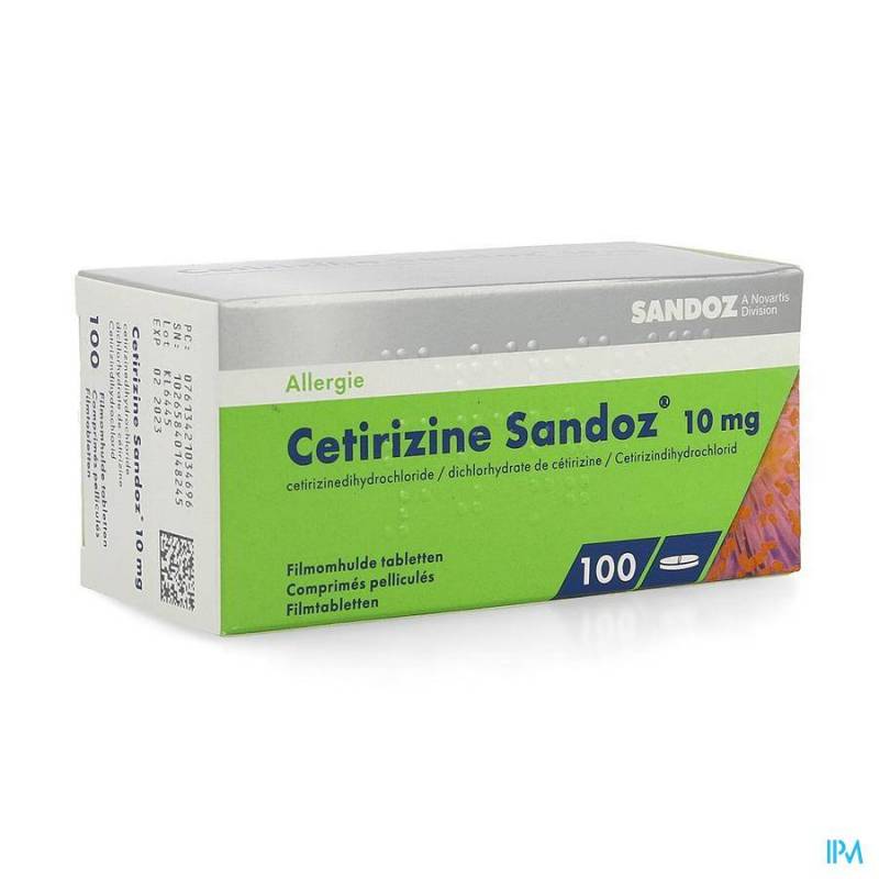 Cetisandoz 10mg Filmomh Tabl 100 X 10mg  - Generisch