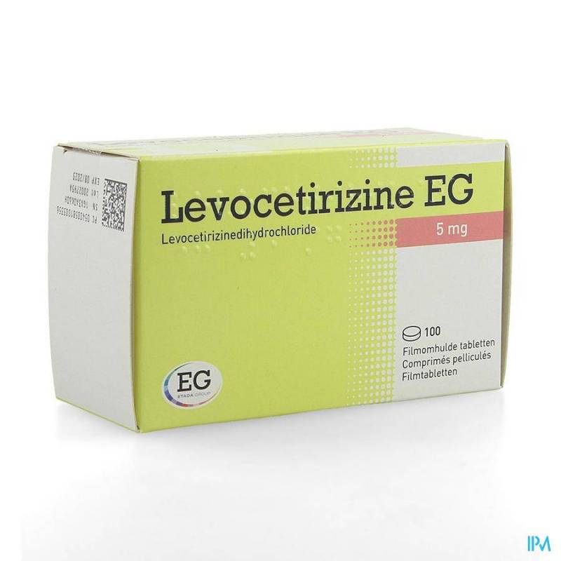 LEVOCETIRIZINE EG 5 MG COMP PELL 100  - Generisch