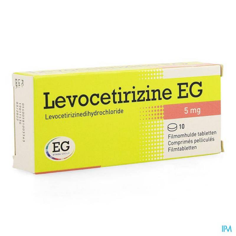 LEVOCETIRIZINE EG 5 MG COMP PELL 10  - Generisch