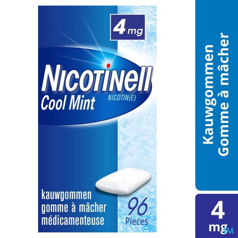 Nicotinell Cool Mint 4mg 96 Kauwgoms