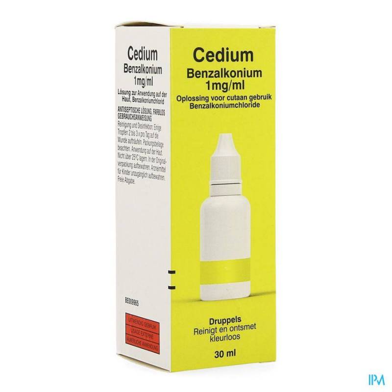 Cedium Benzalkonium Oplossing 30ml