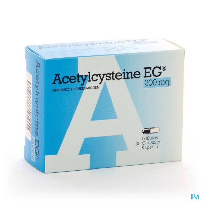 Acetylcysteine Eg Caps 30 X 200mg  - Generisch