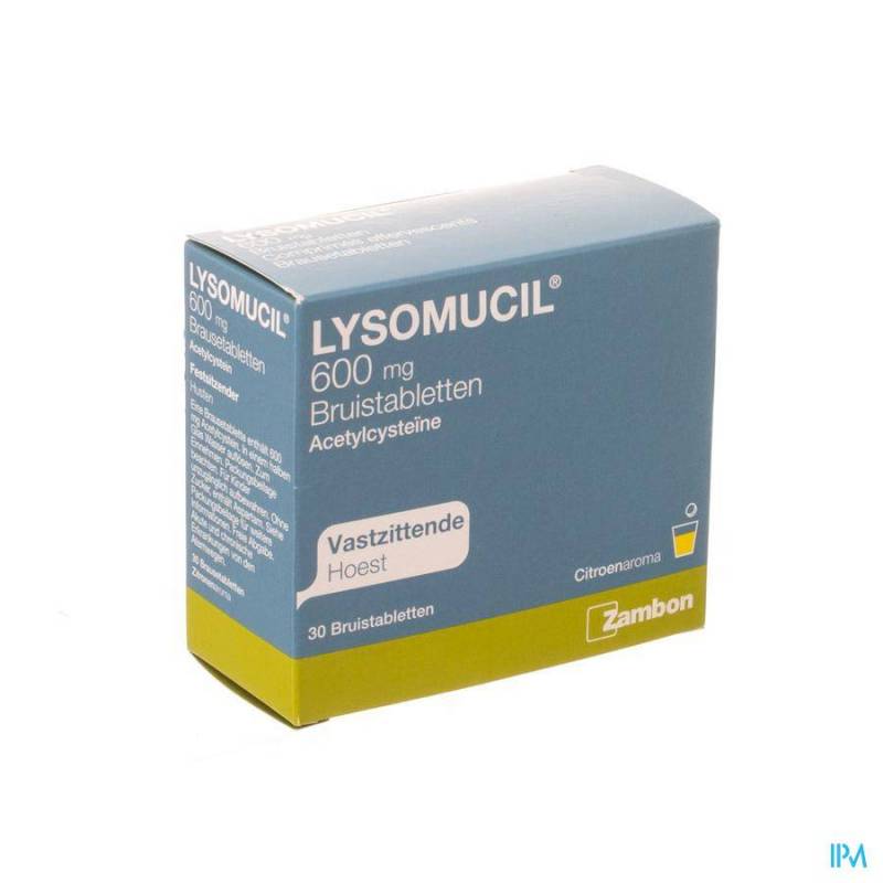 Lysomucil 600mg 30 Bruistabletten
