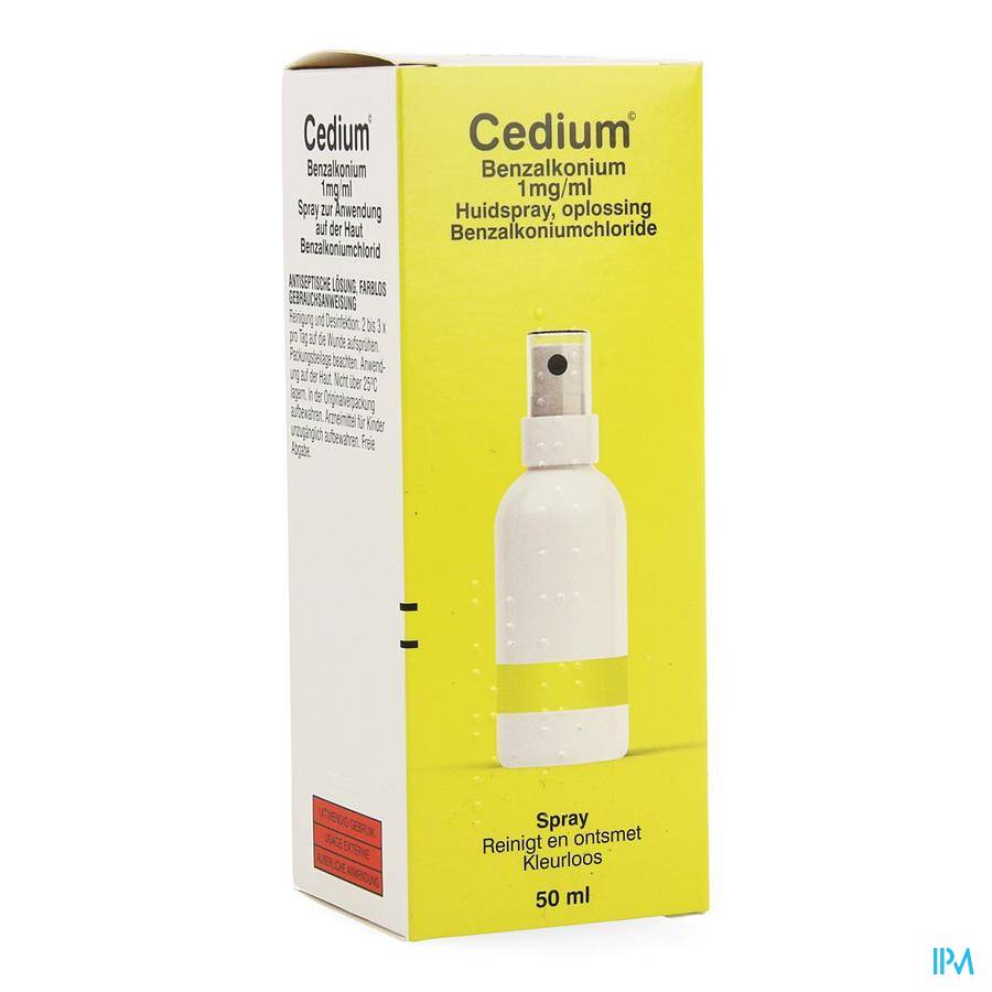 Cedium Benzalkonium Spray | 50ml