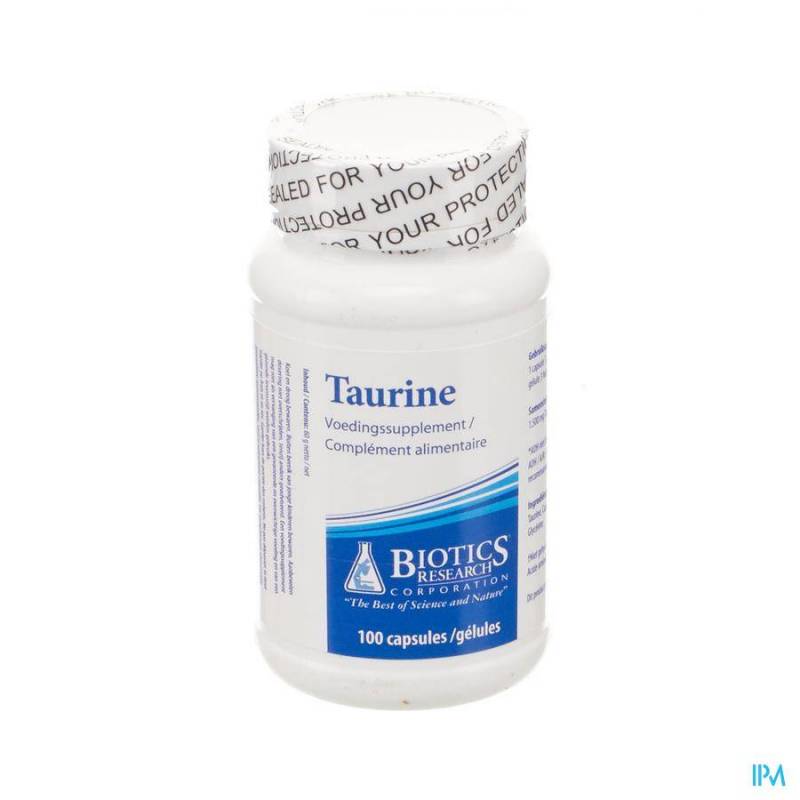 TAURINE BIOTICS CAPS 100X500MG