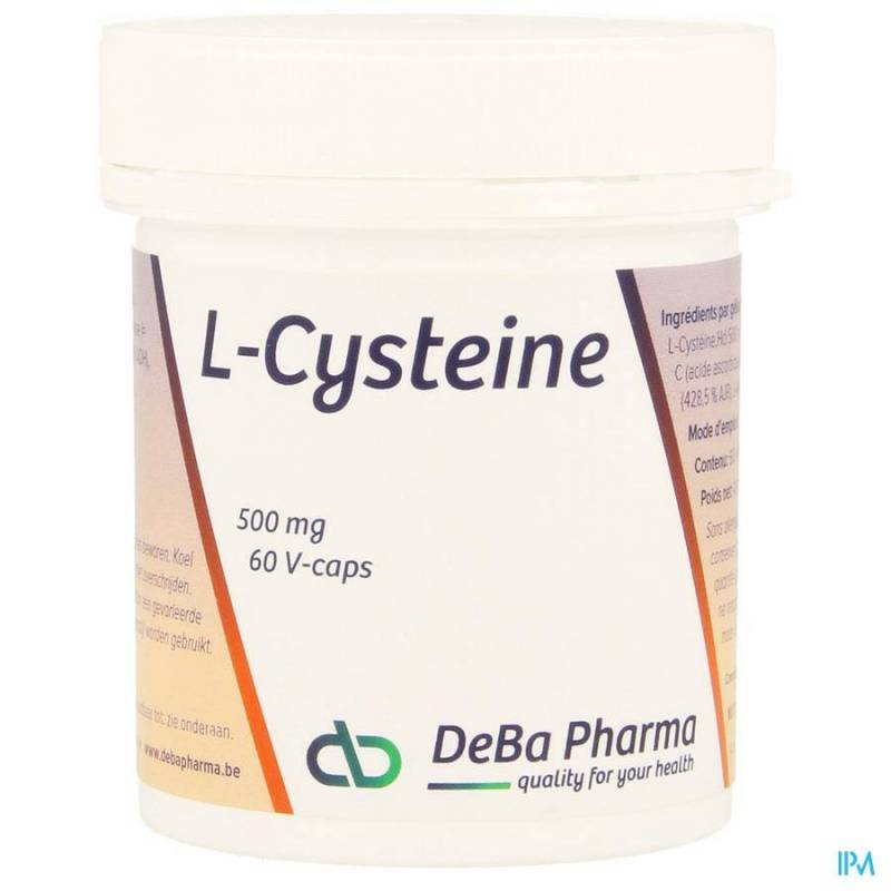 l-cysteine 500mg + Vit C-b6 Vegetarian Capsules  60 Deba