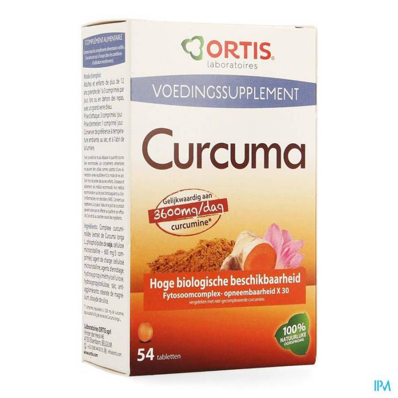 ORTIS CURCUMA BLISTER COMP 3X18