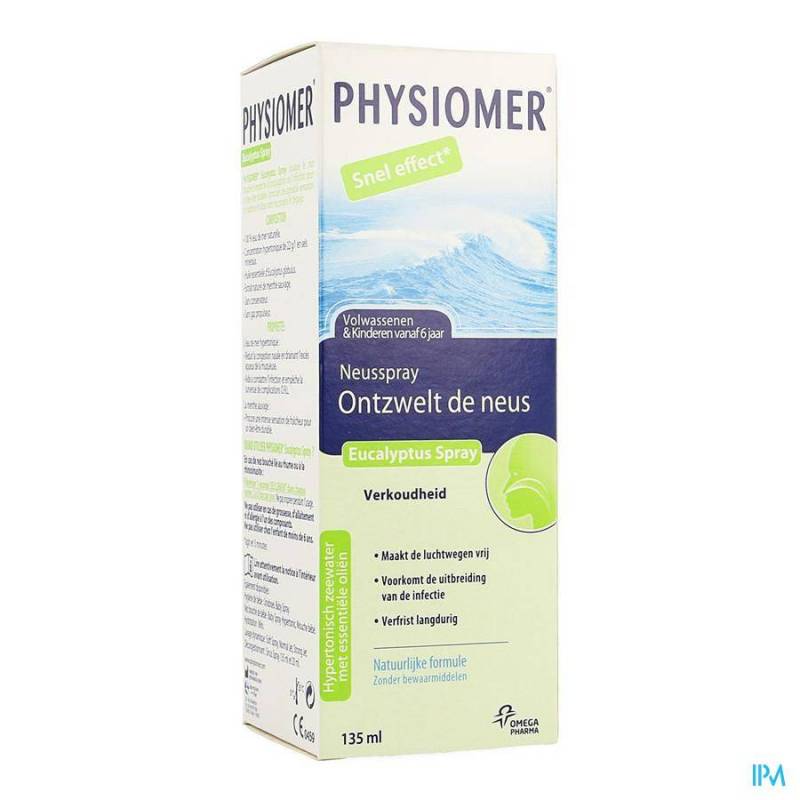 Physiomer Eucalyptus Spray Verkoudheid 135ml