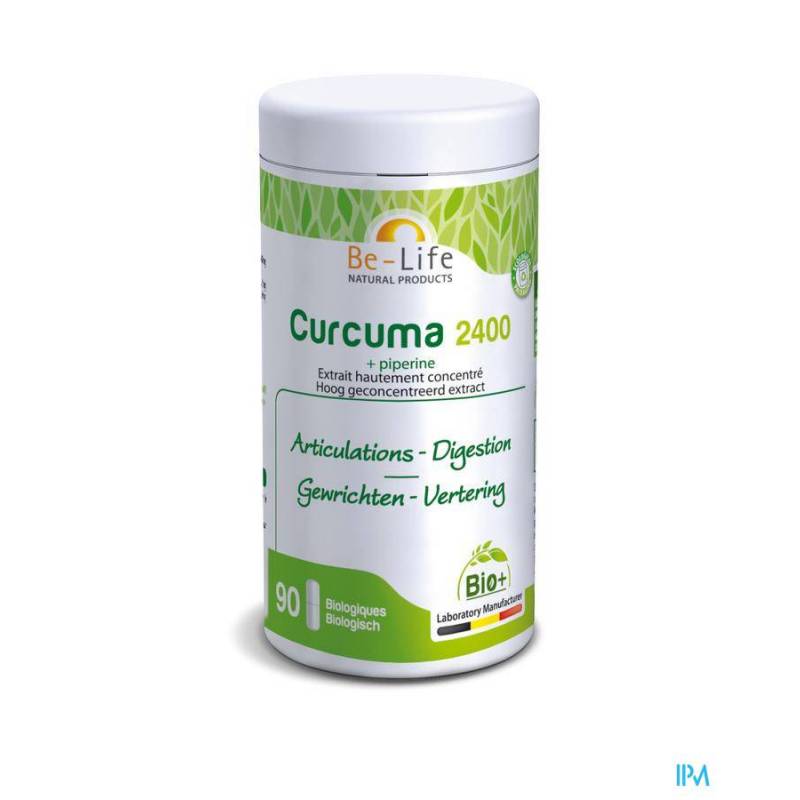 Curcuma 2400 + Piperine Be Life Pot Caps 90