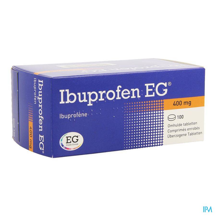 Ibuprofen EG 400mg 100 Filmomhulde Tabletten