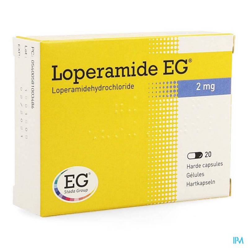 Loperamide EG 2mg 20 Capsules  - Generisch