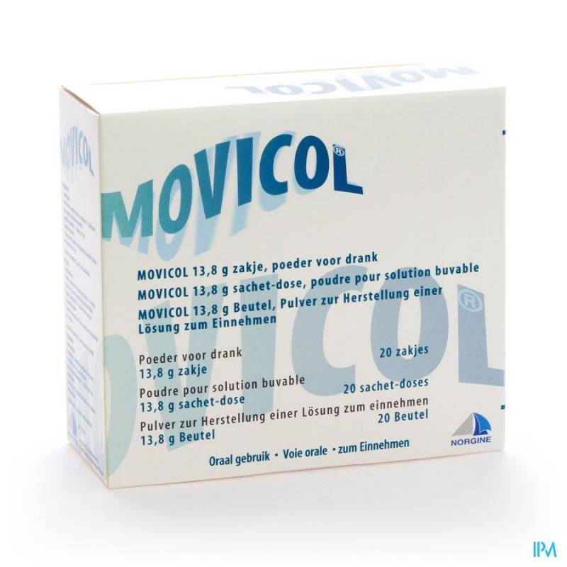 Movicol Zakjes 20 - Online apotheek in België - Pharmazone