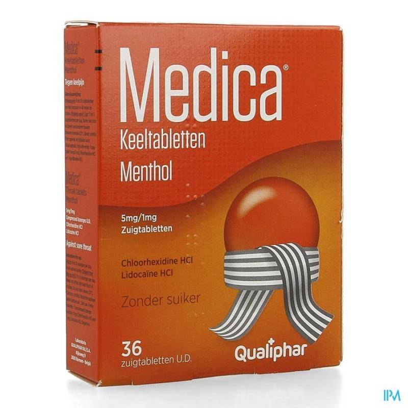 Medica Menthol 36 Keeltabletten