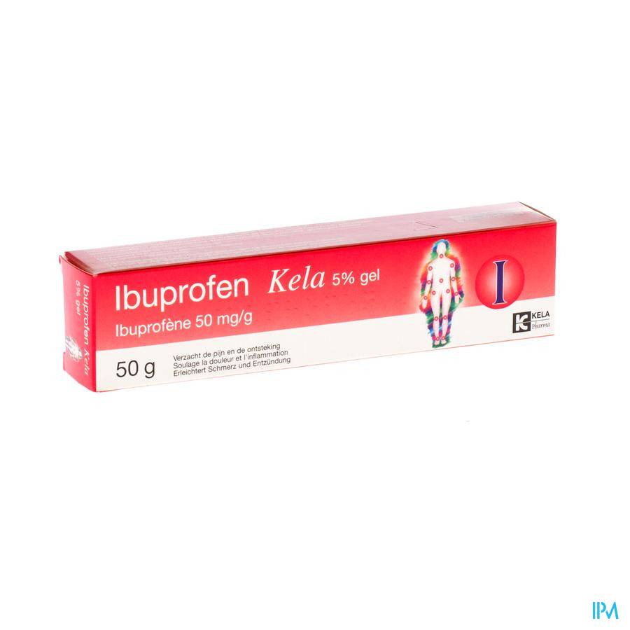 Ibuprofen Kela 5% Gel 50g