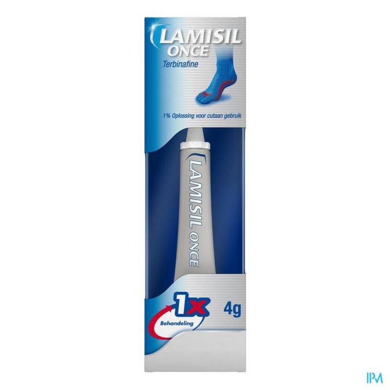 LAMISIL ONCE 1 % SOL USAGE CUTANE 4 G