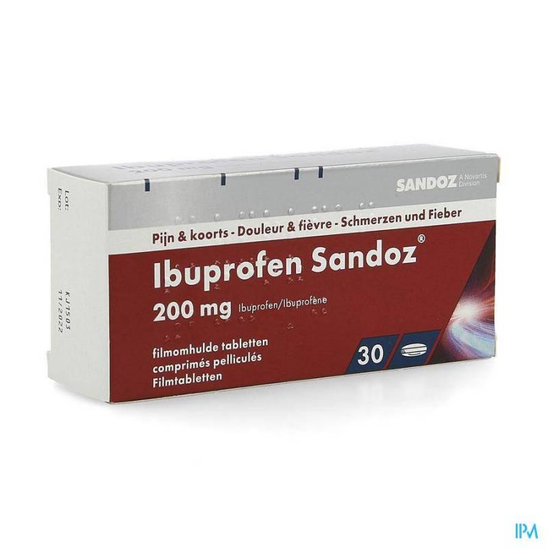 Ibuprofen Sandoz 200mg Comp Pell 30x200mg  - Generisch