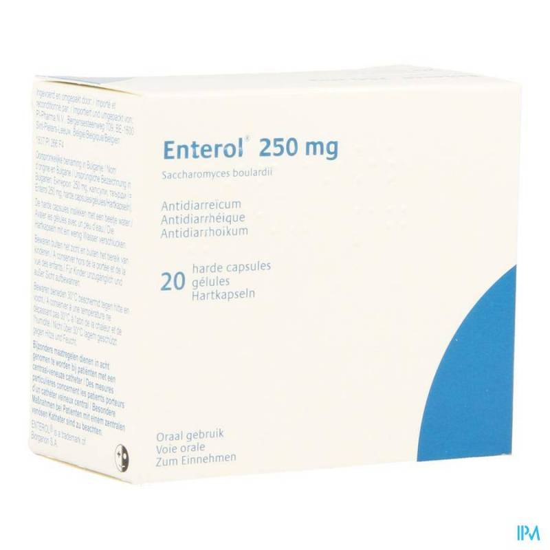 ENTEROL 250 MG PI PHARMA CAPS DUR 20 PIP