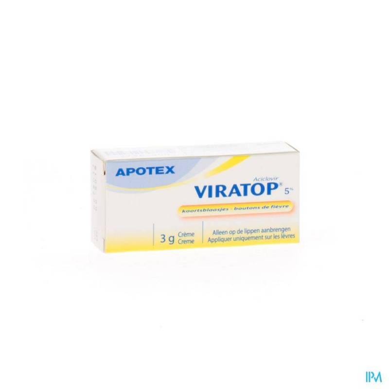 Viratop Apotex 5 % Creme 3g  - Generisch