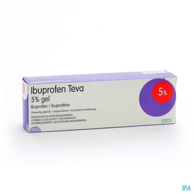 Ibuprofen Teva Gel Tube 120g  - Generisch