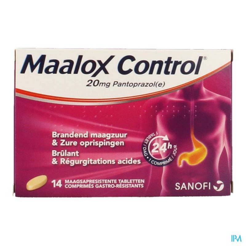 Maalox Control Pantoprazol 20mg 14 Tabletten