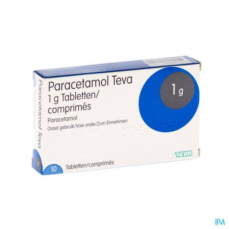 Paracetamol Teva 1g Tabl 10 X 1g  - Generisch