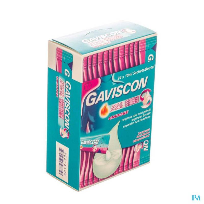 Gaviscon Antizuur-Antireflux Orale Suspensie Zakjes 24x10ml