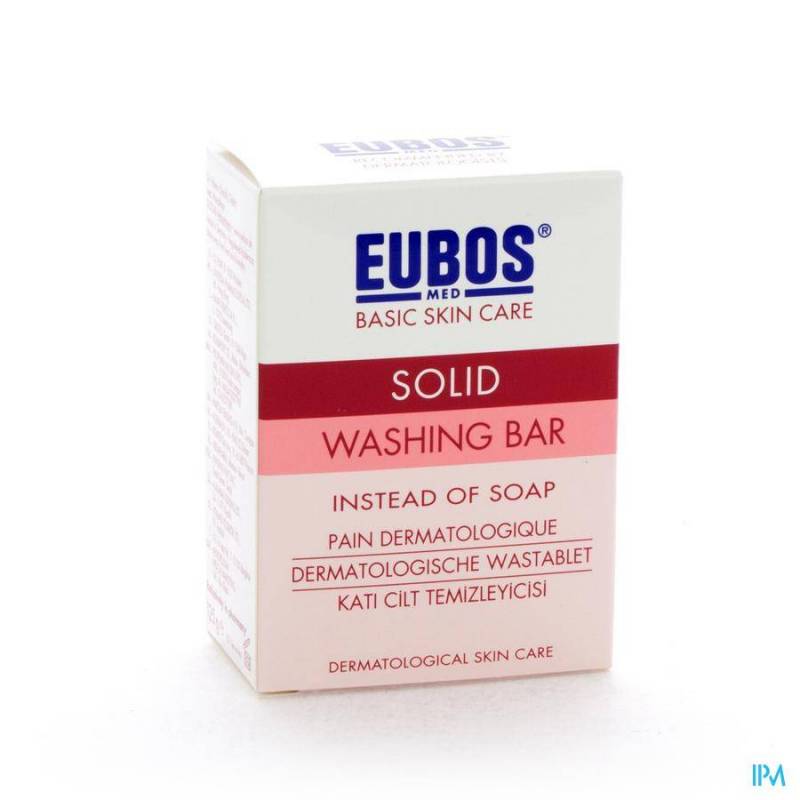 Eubos Compact Rode Wastablet Parfum 125g