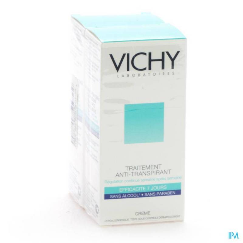Vichy Deo Intense Transpiratie Crème 7 Dagen Duo 2de -50% 2x30ml
